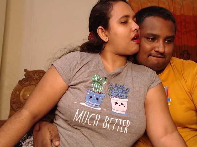 写真 Asiahotcouple Horny Indian Couple