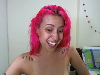 写真 floracat Hi! 10 if you think i am pretty! #pinkhair #cum #wet #hot #tattoos #hitachi #skinny #bigeyes #smalltits