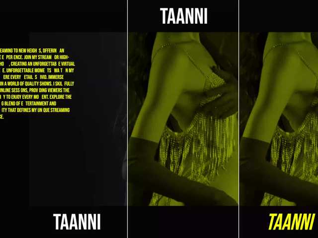 ブロードキャストスクリーンショット Taanni
